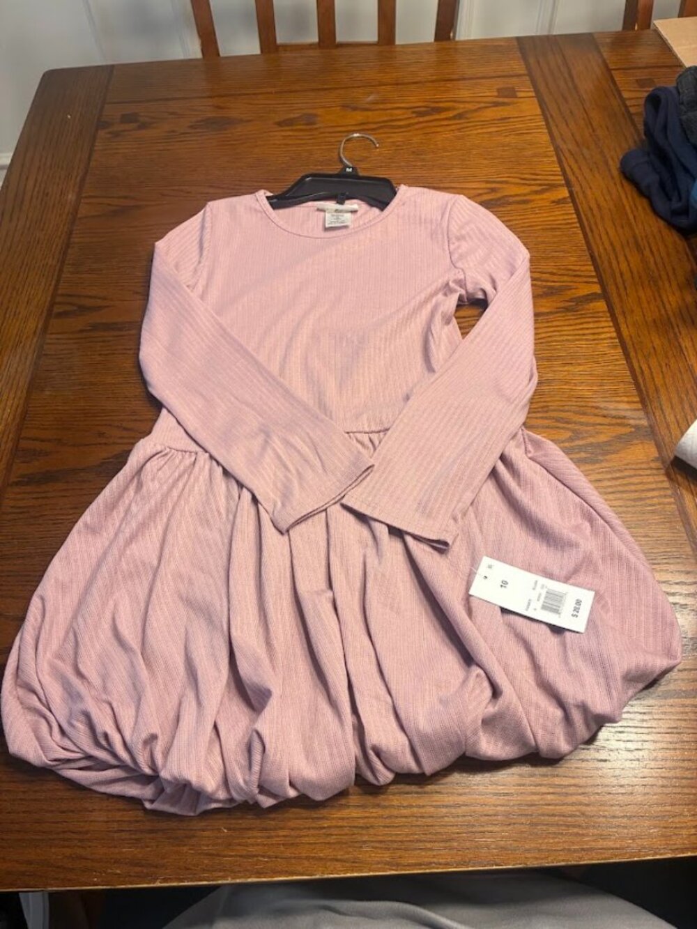 Diva Girls - Size 10 - Pink Dress with Drop Waist - NWT